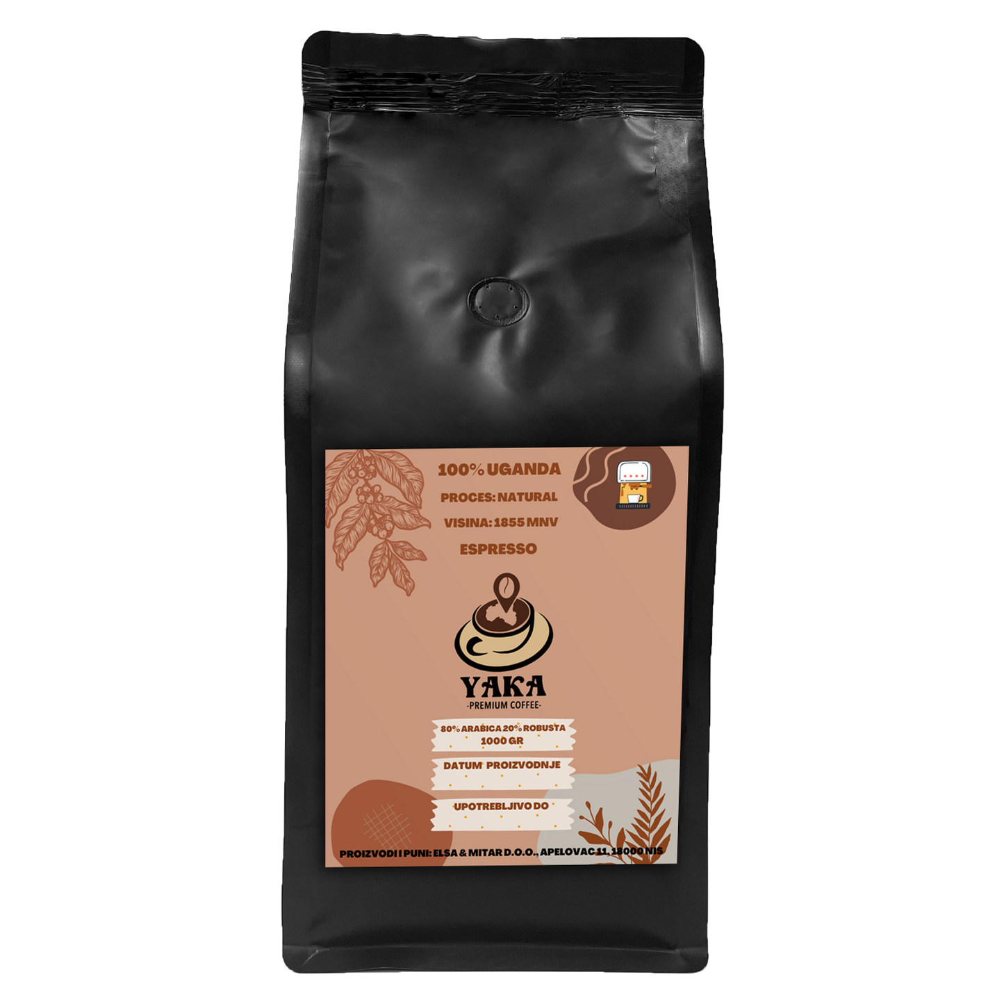 Arabica 80% - Robusta 20%